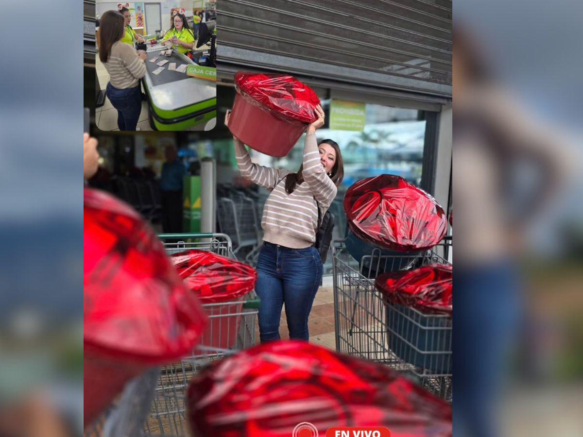 Milagro Flores dona canastas navideñas a familias de escasos recursos