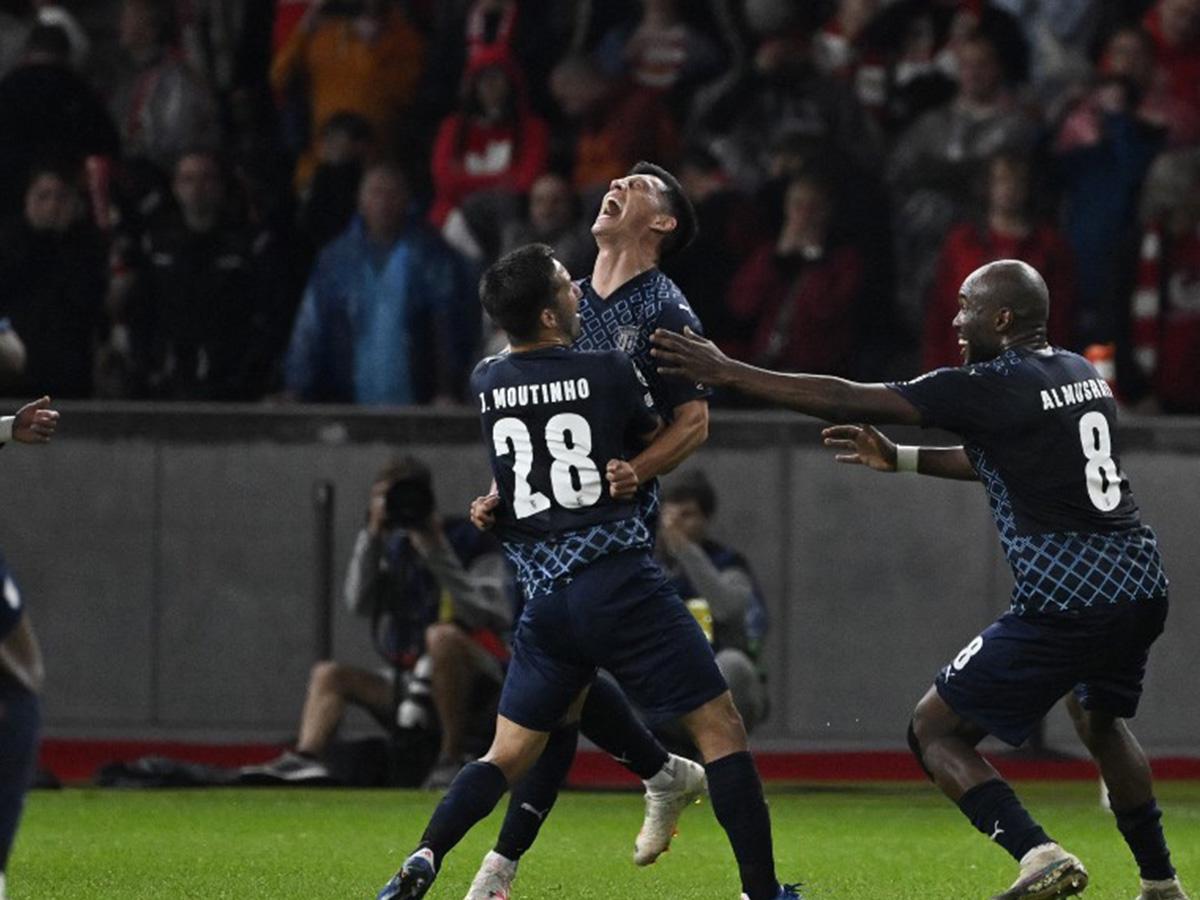 Champions League: Braga logra espectacular remontada y lo gana al 94