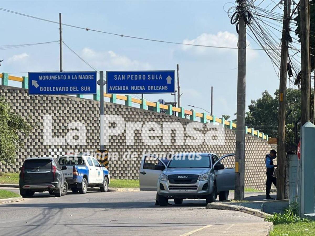 Identifican a joven asesinado en puente a desnivel de San Pedro Sula