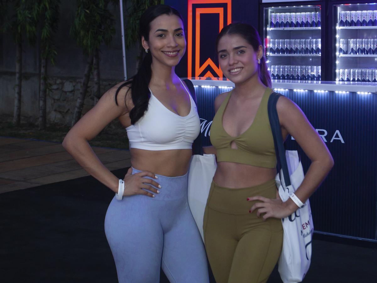 Kathia Raudales y Gracia Aguilar.