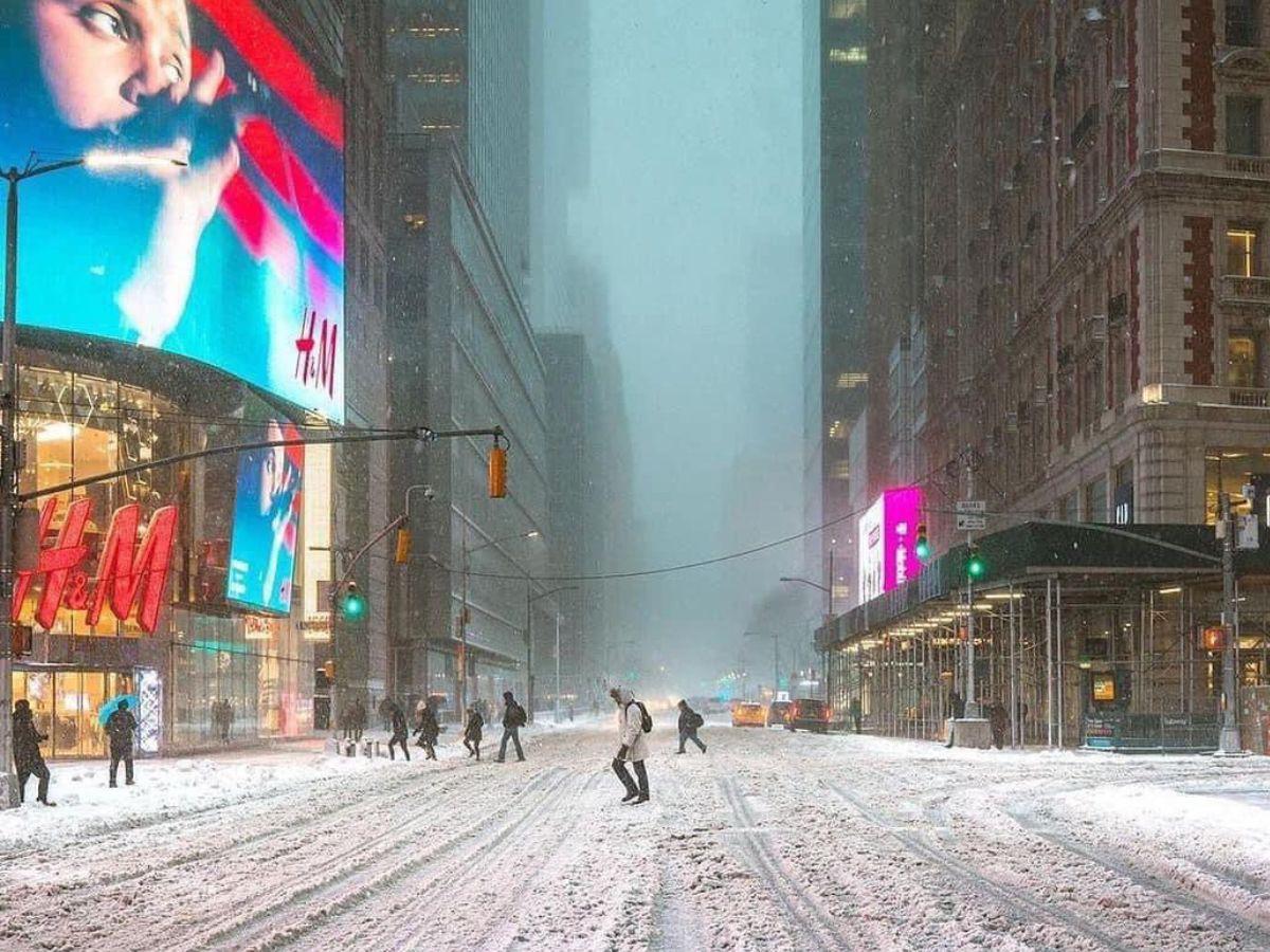 Alertan de inundaciones en Nueva York por tormenta invernal