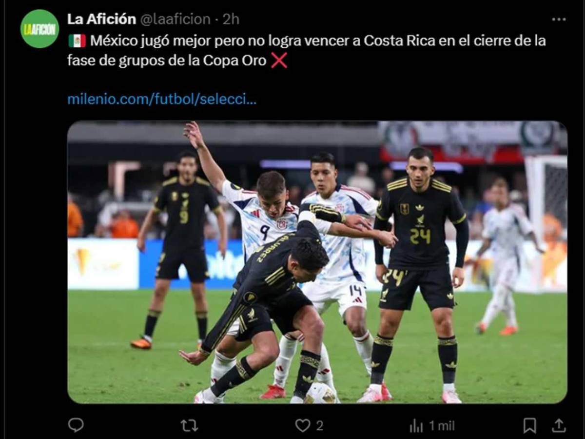 Reacción de prensa de México por empate y dardo a Costa Rica: lo que dijo Faitelson