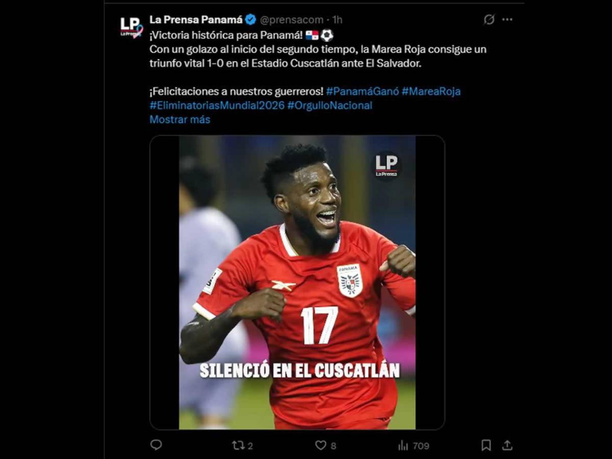 Prensa reacciona a triunfo de Panamá en El Salvador y 'ChepeBomba' se acuerda de Honduras: Robo