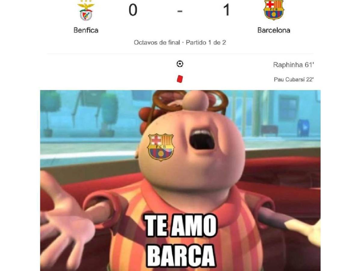 Burlas al Real Madrid: los memes que dejó el triunfo del Barcelona en Champions