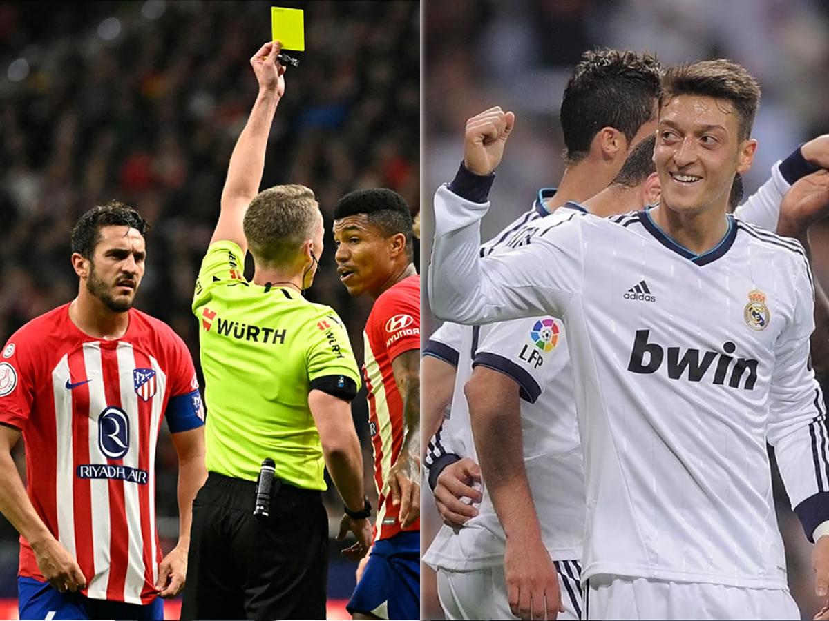 Özil y su dardo al Atlético por la tarjeta azul: “¿Sólo jugará con 6 jugadores?”
