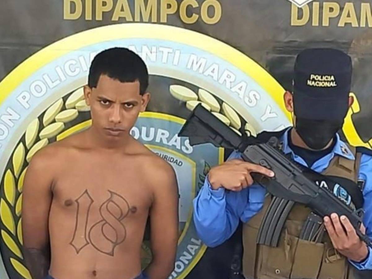 Capturan al “Rottweiler”, cabecilla de la 18 en Tegucigalpa