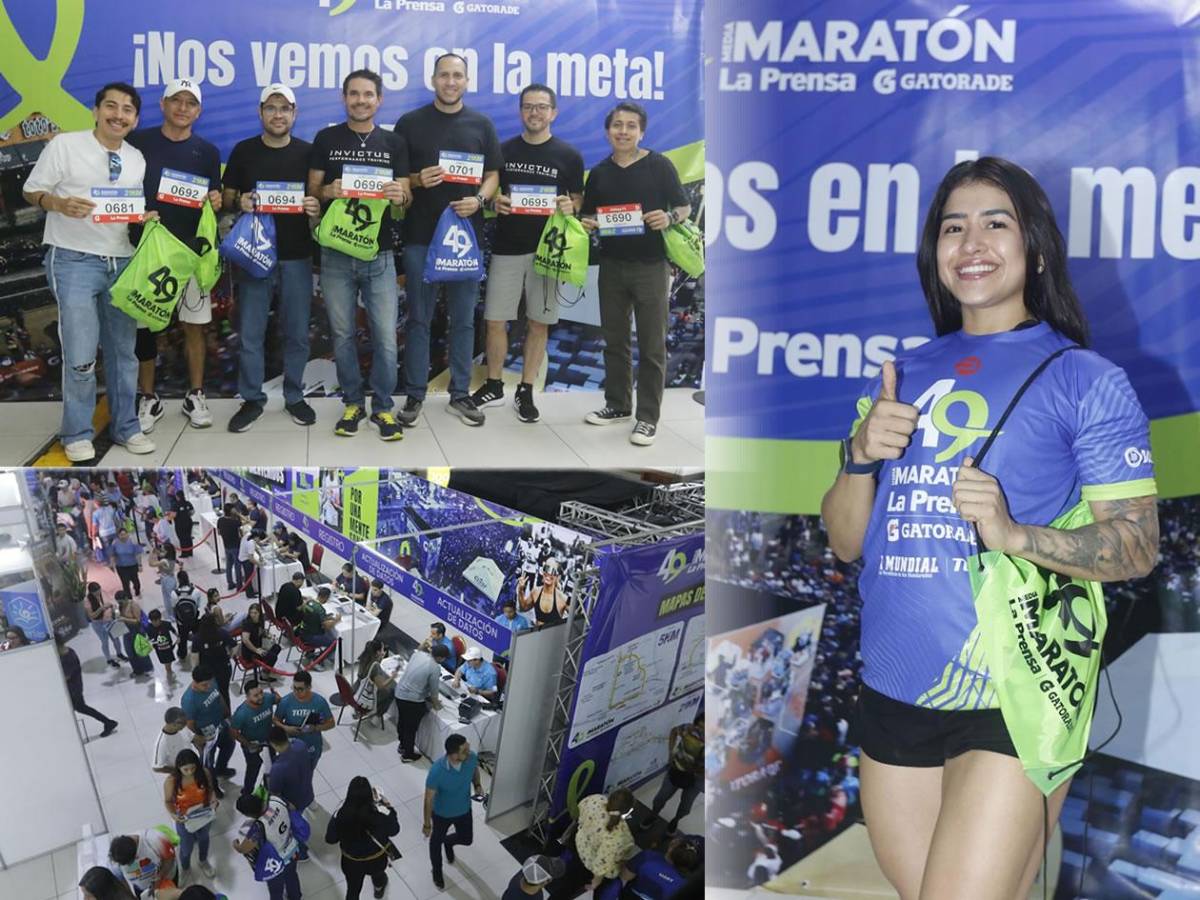 Gran algarabía de miles de corredores con la Expomaratón previo al gran día