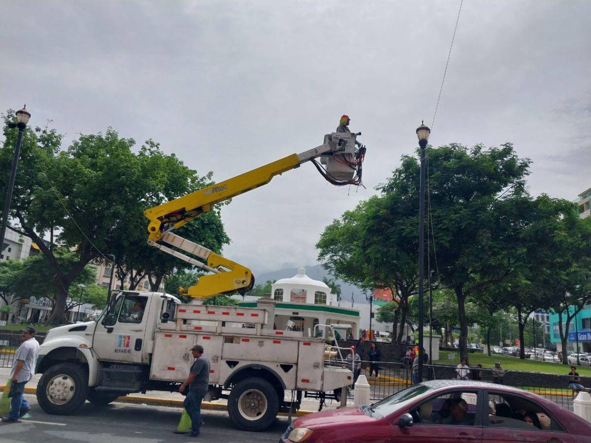 Enee anuncia cortes de energía esta semana en San Pedro Sula