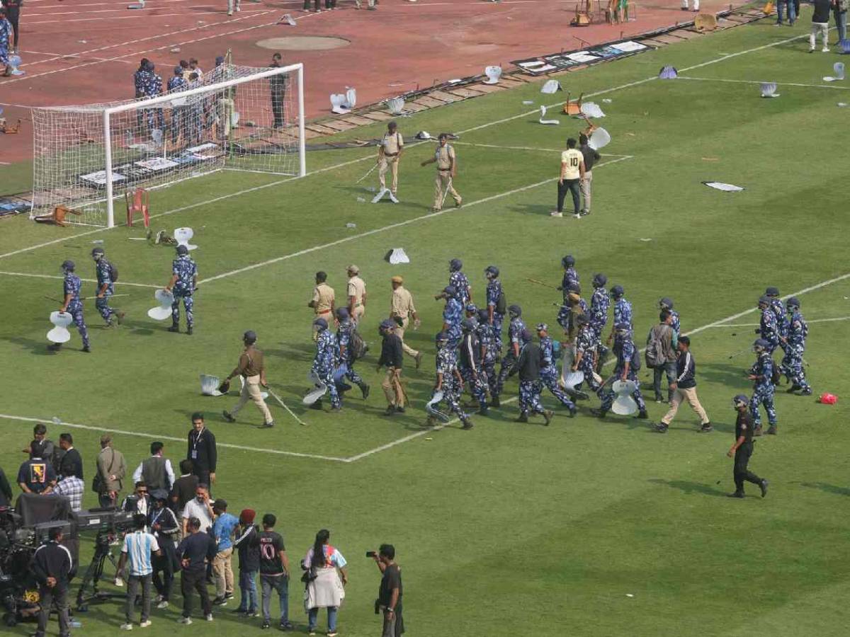 Messi provoca caos: destrozos, detenido y lo que lo pasó con el argentino