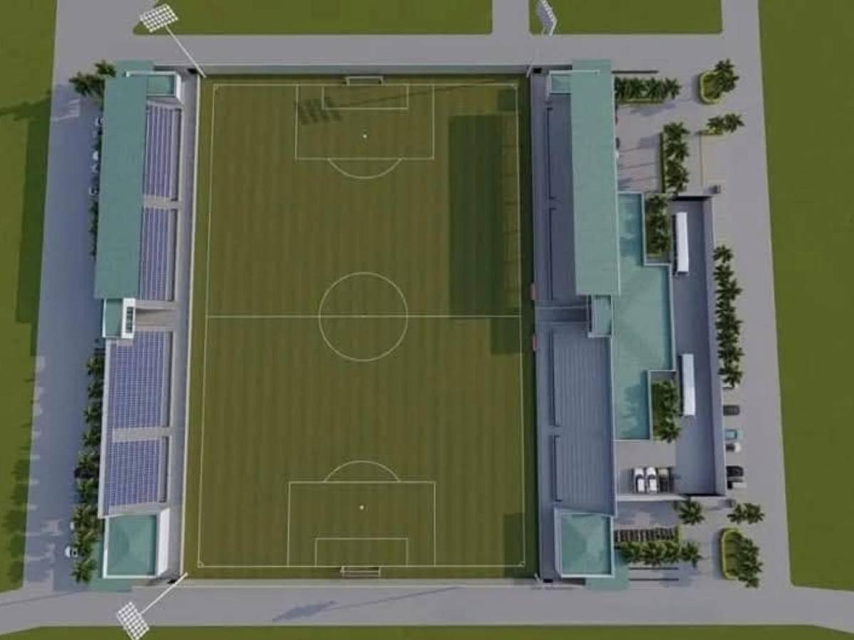Techado y con butacas: inicia construcción de moderno estadio en Honduras