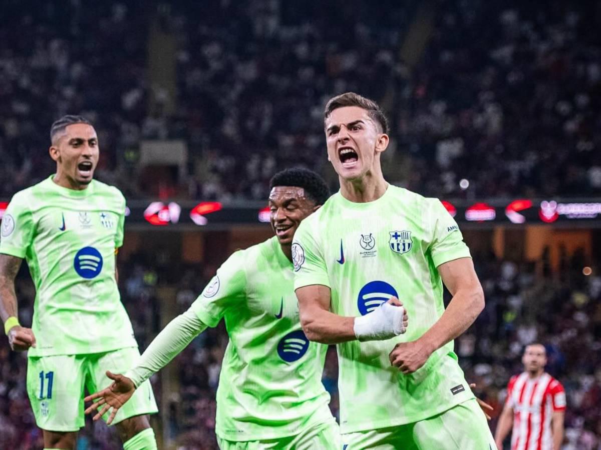 Supercopa de España: Barcelona supera al Athletic Club y está en la final