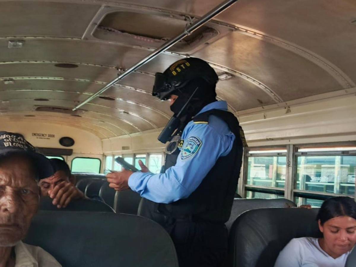 ¿Qué zonas de SPS cuentan con  mayor presencia policial en el transporte público?