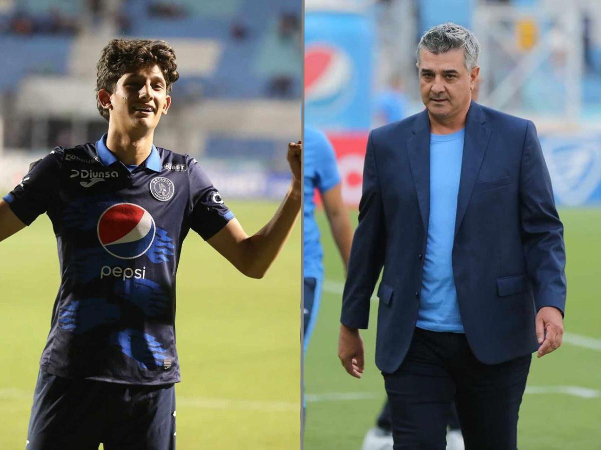 Diego Vázquez revela lo que le dijo a Mathías antes de su debut con Motagua