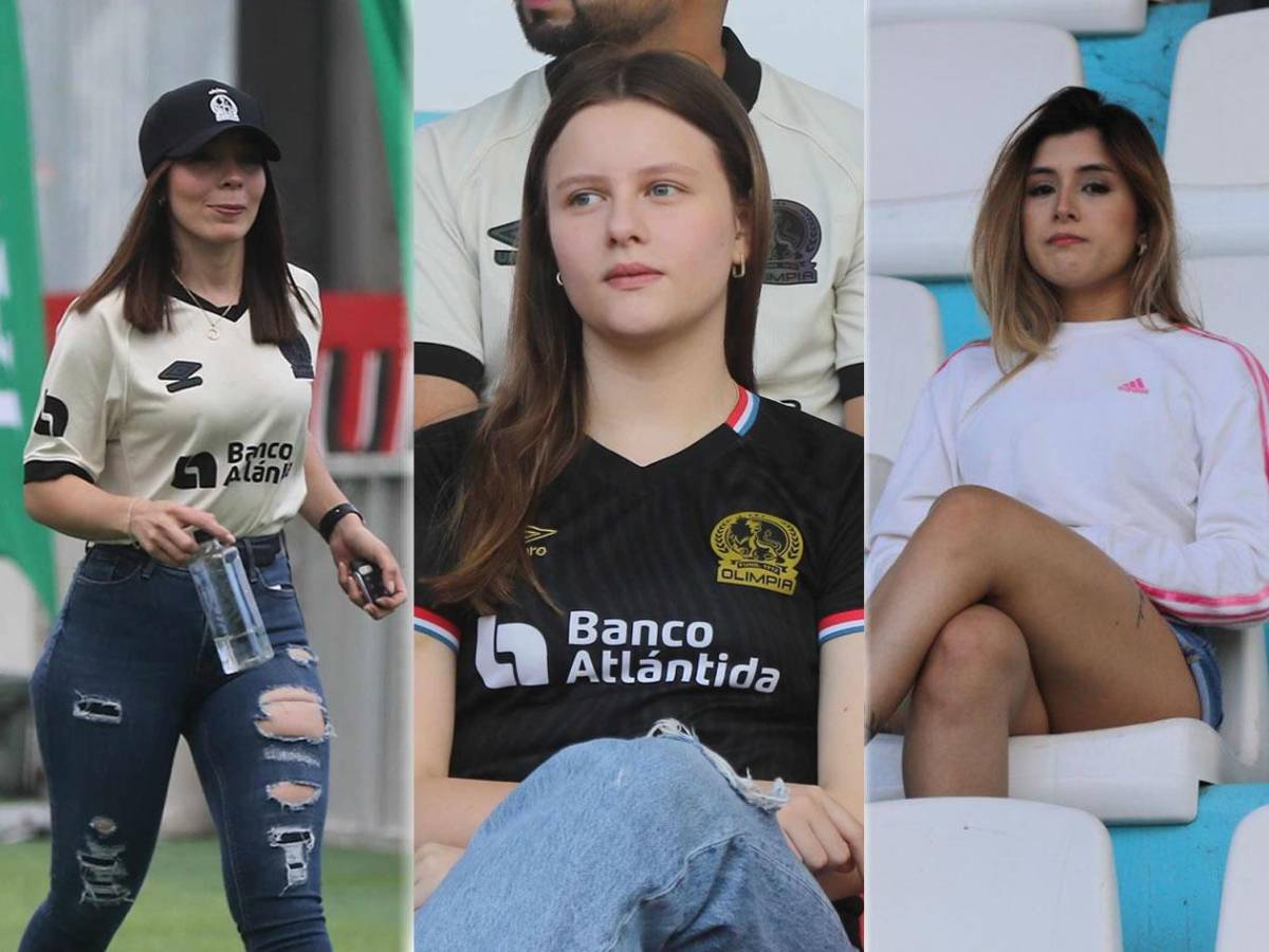 Ellas adornan el Olimpia vs Marathón: las bellas chicas del Nacional