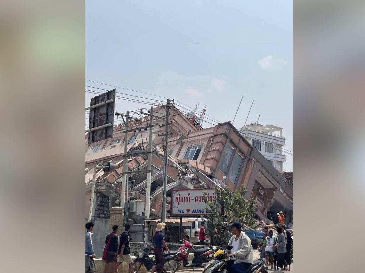 Las aterradoras imágenes de los escombros del terremoto en Birmania, Tailandia y el suroeste de China