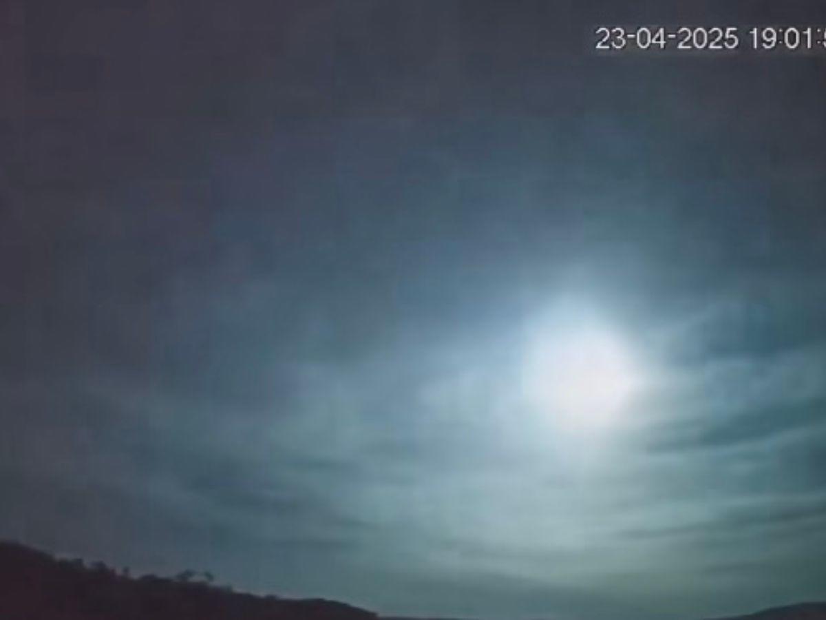 Así se vivió el momento en el que un meteorito cayó en Brasil