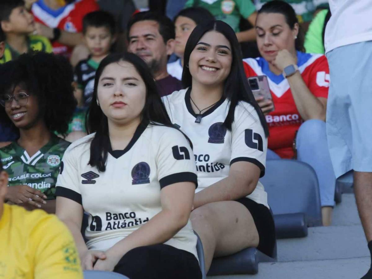 Marathón - Olimpia: bellezas, look a lo Raphinha y la rubia que robó suspiros
