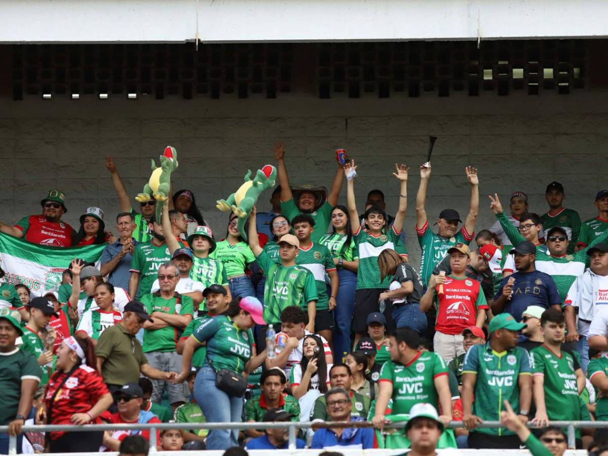 La Furia Verde encendió la previa: ambientazo total antes de la final Marathón - Olimpia