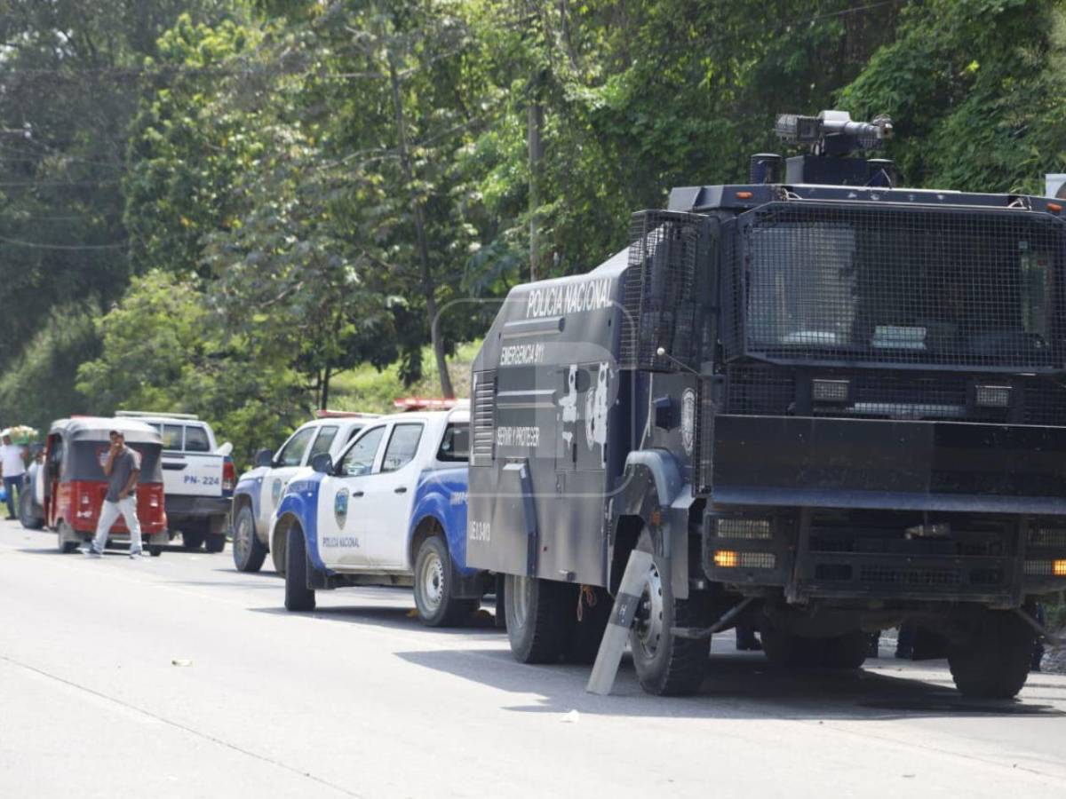 Protesta de Koriun paraliza Choloma: filas, disturbios y falta de respuestas