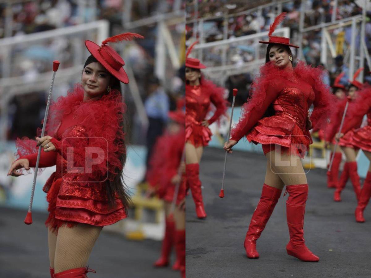 ¿Quién es la bella palillona de rojo? Se robó las miradas en los desfiles