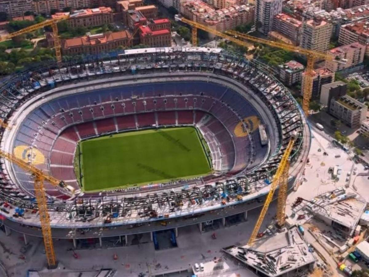Barcelona revela el estado actual del Camp Nou y su inauguración está cerca