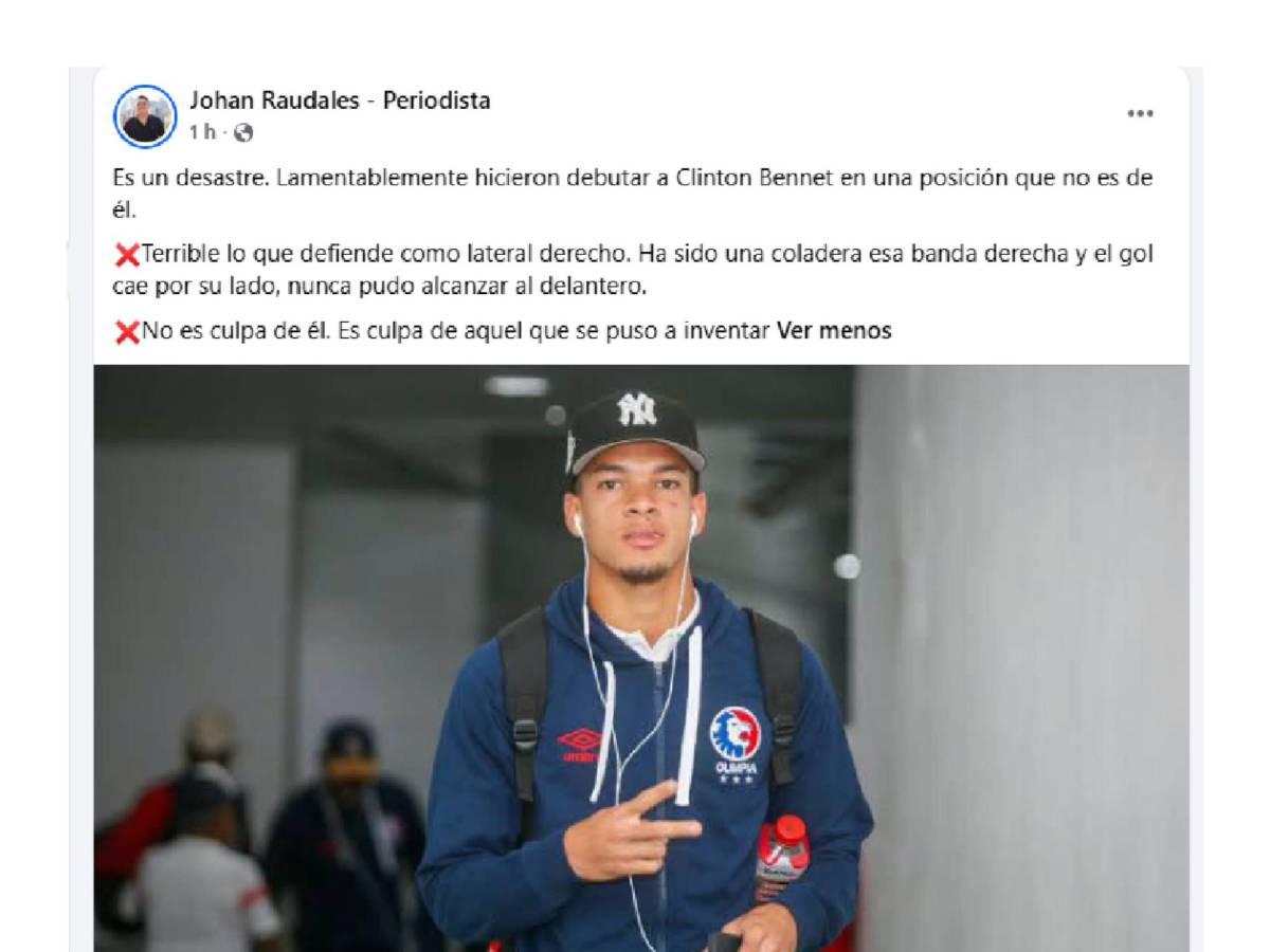 Señalan al culpable y decepción por Honduras: “Aprovecharon regalo del árbitro”