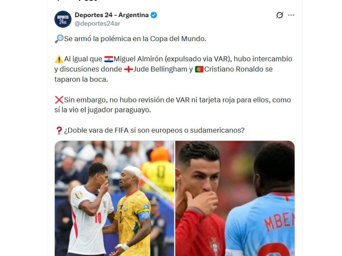 Said Martínez desata debate mundial tras polémica decisión con Jude Bellingham