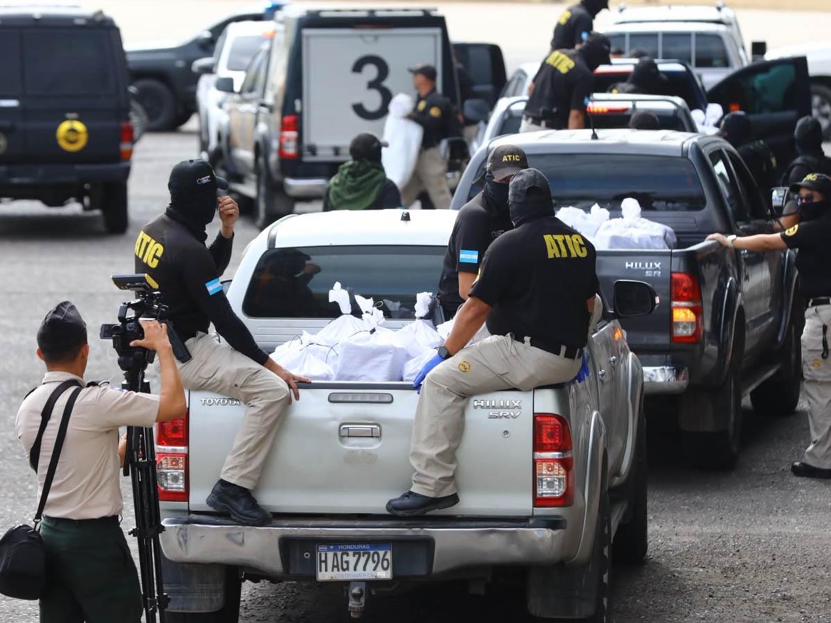 En 170 millones de lempiras está valorada la droga decomisada en Gracias a Dios