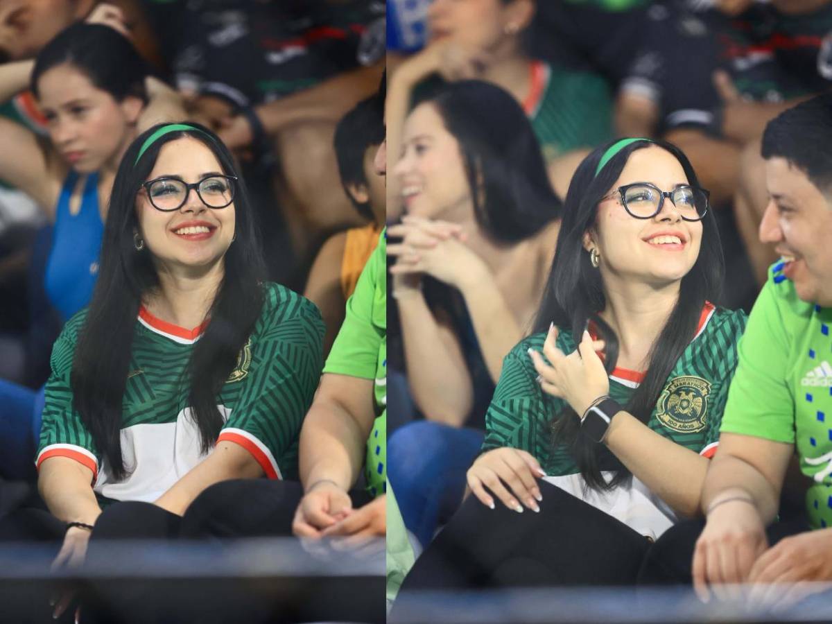 Rubia enamoró: las bellas chicas que cautivaron en la final Marathón-Motagua