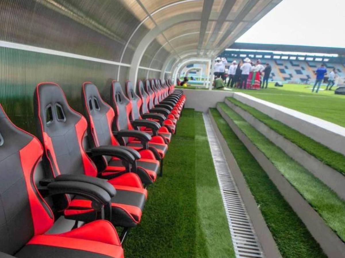 Con un detalle único en Honduras: Así quedó el estadio de La Ceiba