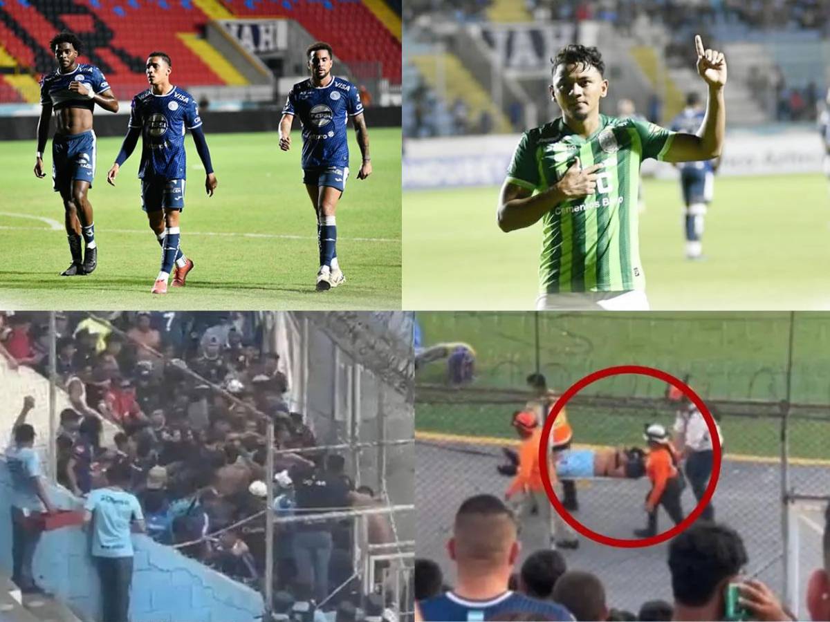 Se fueron a los golpes en el Nacional, amargura de Motagua y el salvador del Marathón