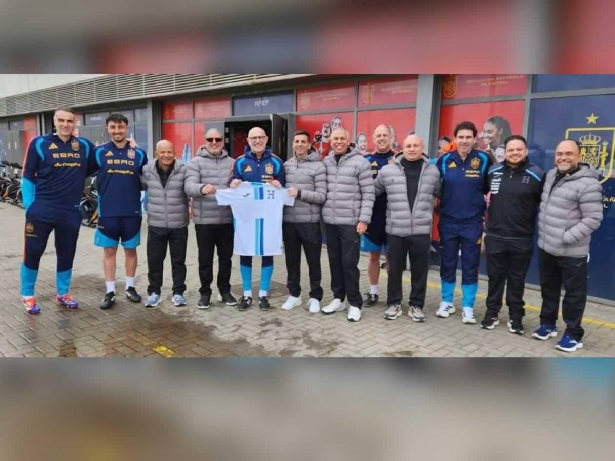 Dirigentes de Honduras visitan concentración de España y gesto de Lamine Yamal
