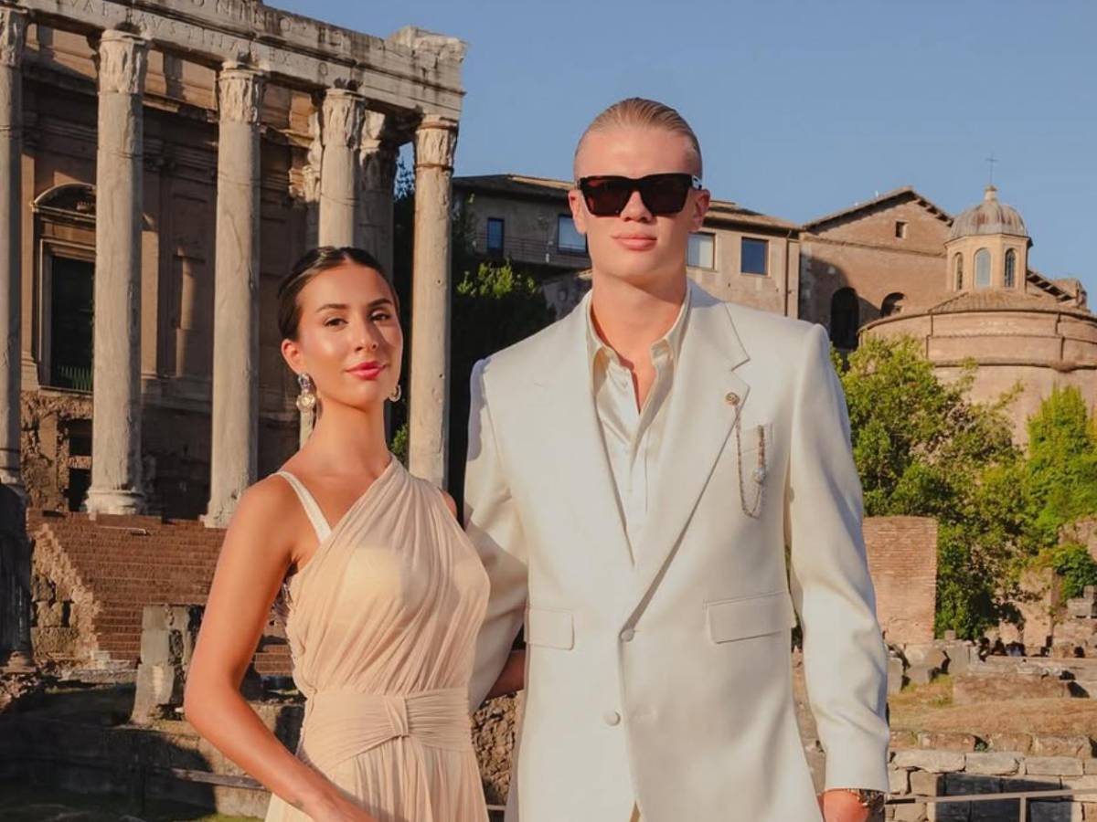 Haaland sorprende: Revela un detalle “vergonzoso” sobre su mujer