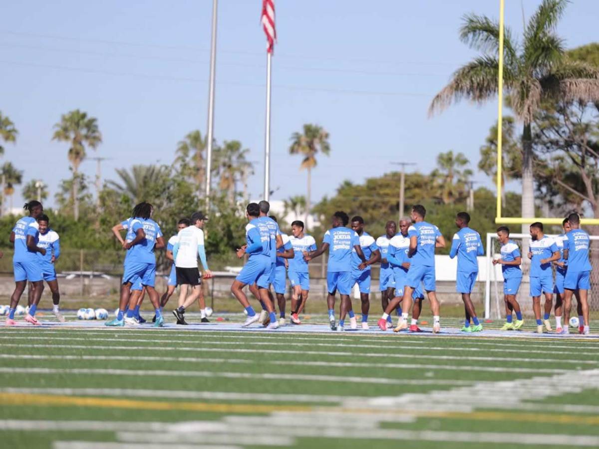 Rueda aparta a tres jugadores: entreno de Honduras antes de viajar a Bermudas
