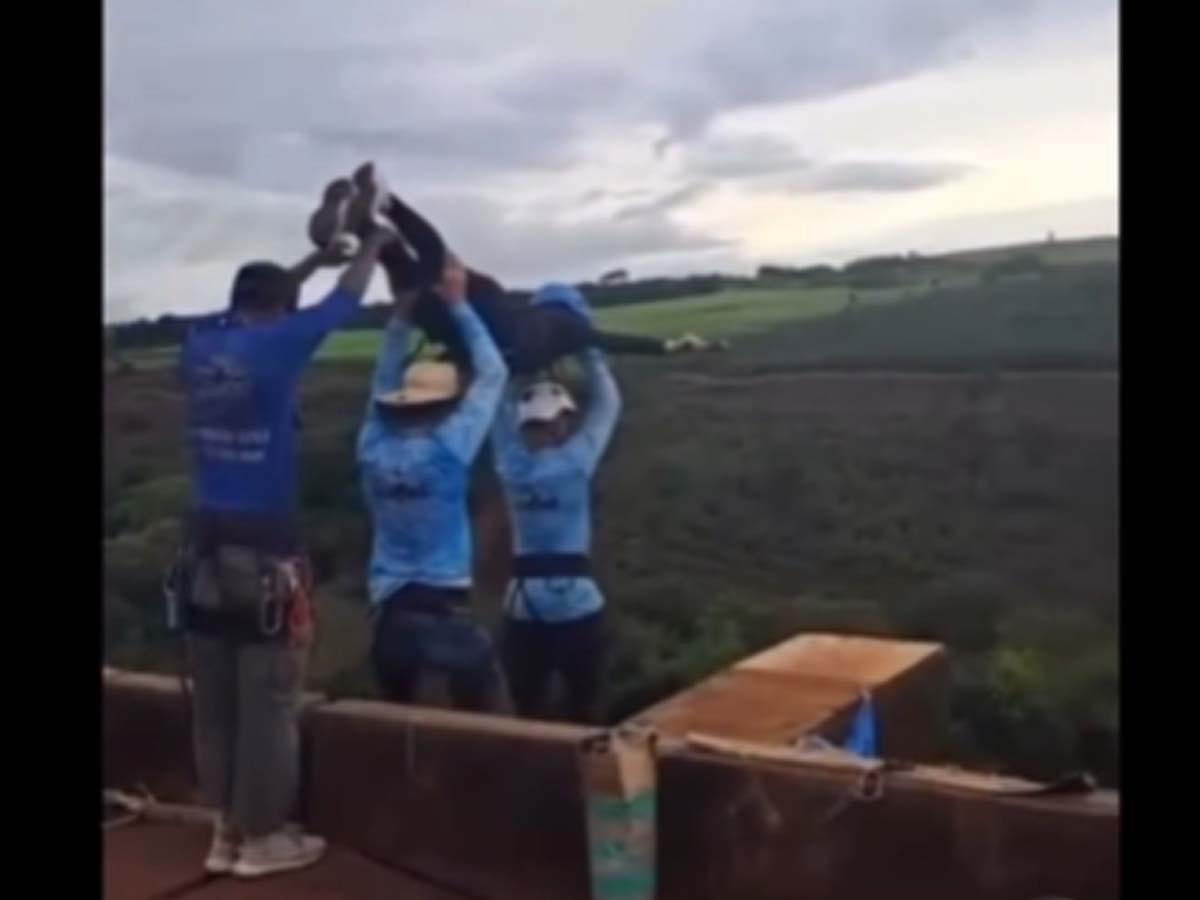 María Eduarda seguía con vida tras caer en bungee jumping, según enfermera