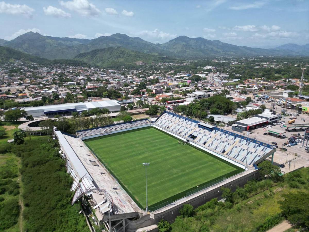 Así avanza la remodelación del estadio Juan Ramón Brevé de Juticalpa: cuántos milllones costó