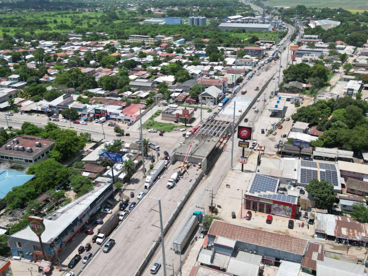 Avance del intercambiador vial en Villanueva, clave para reducir el tráfico en la CA-5