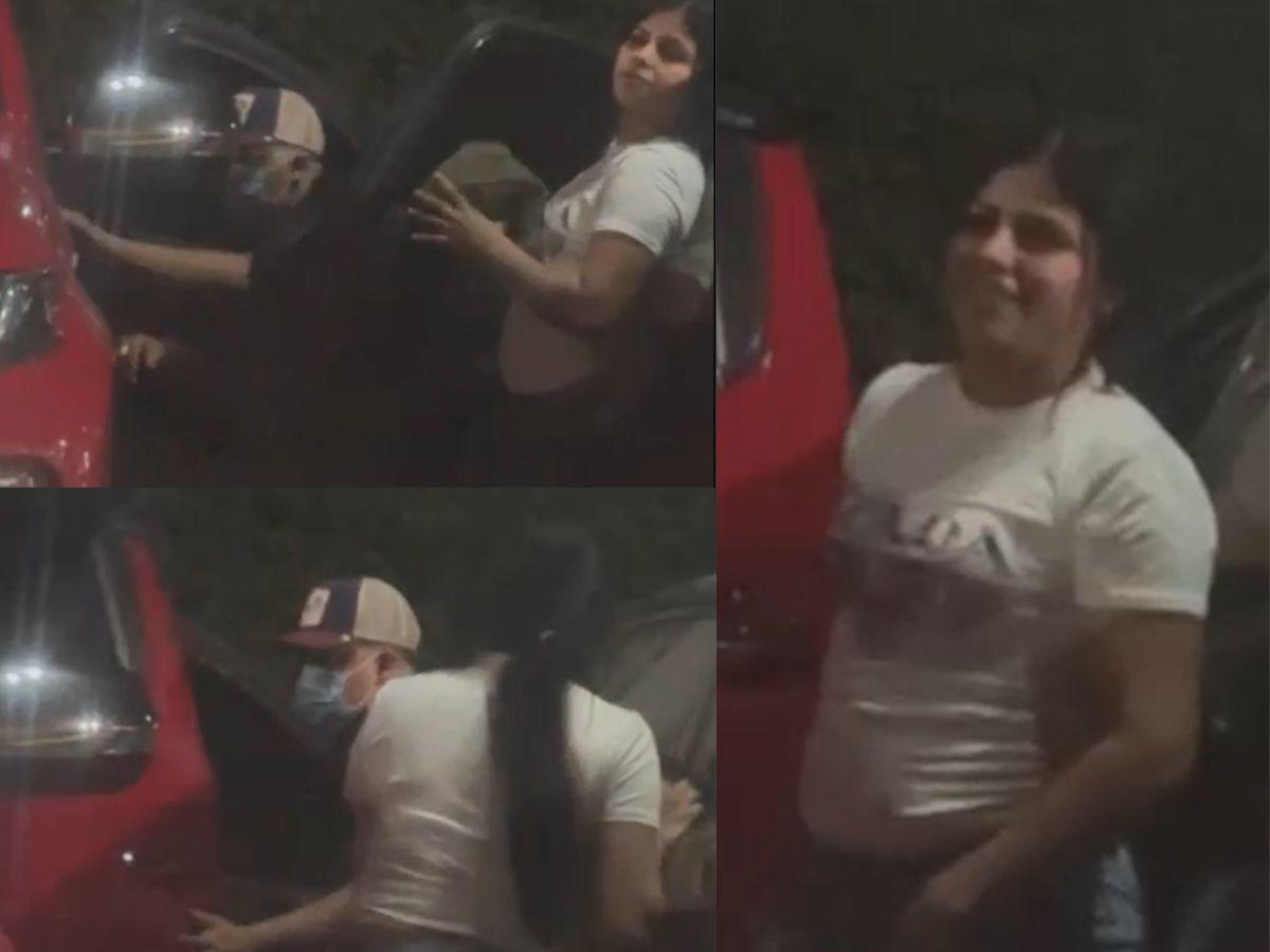 Captan a pareja robando en un vehículo estacionado en zona comercial de SPS