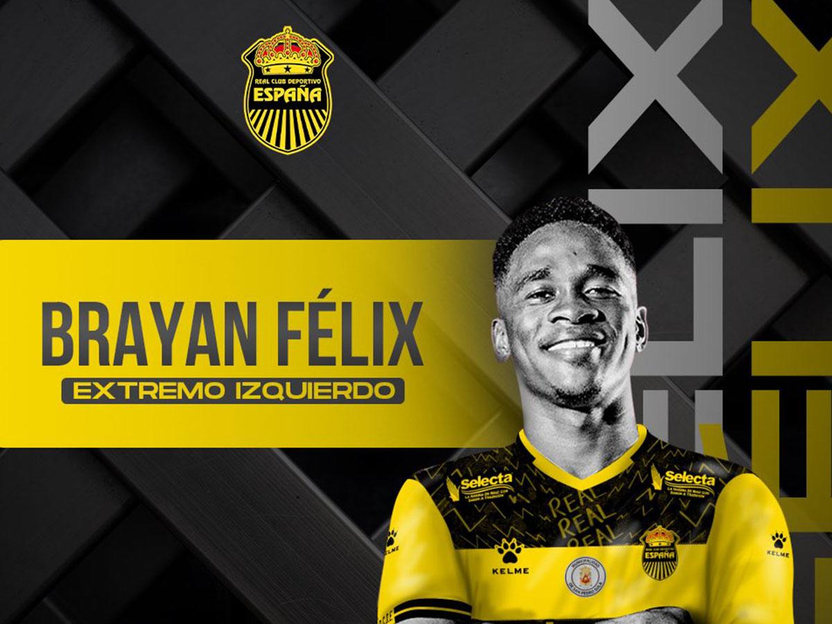 Real España ficha al exlegionario Brayan Félix