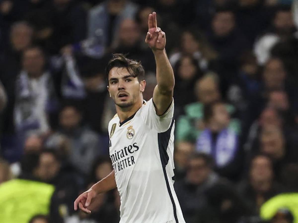 Brahim Díaz fue el encargado de abir el marcador en el partido entre el Real Madrid y el Sporting Braga,
