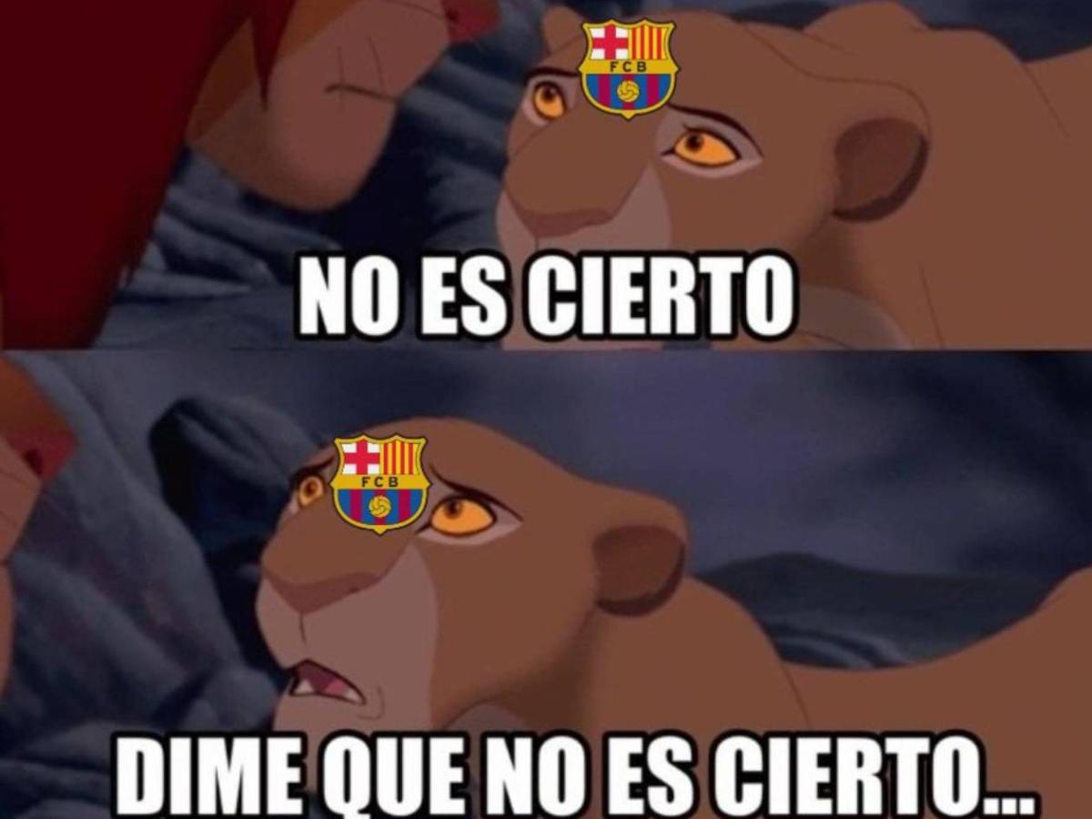 Barcelona recibe ácidas burlas tras ser eliminado de la Champions League