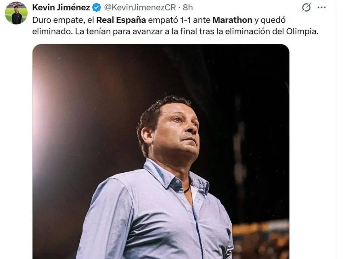 Prensa señala a dos culpables por la eliminación del Real España: Debe irse ya