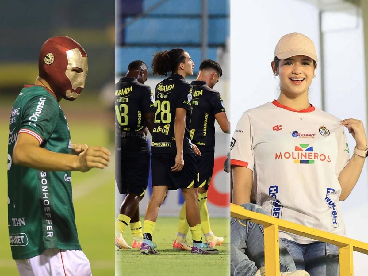 El Iron Man, jugador ensangrentado, frustración de Real España y bellezas