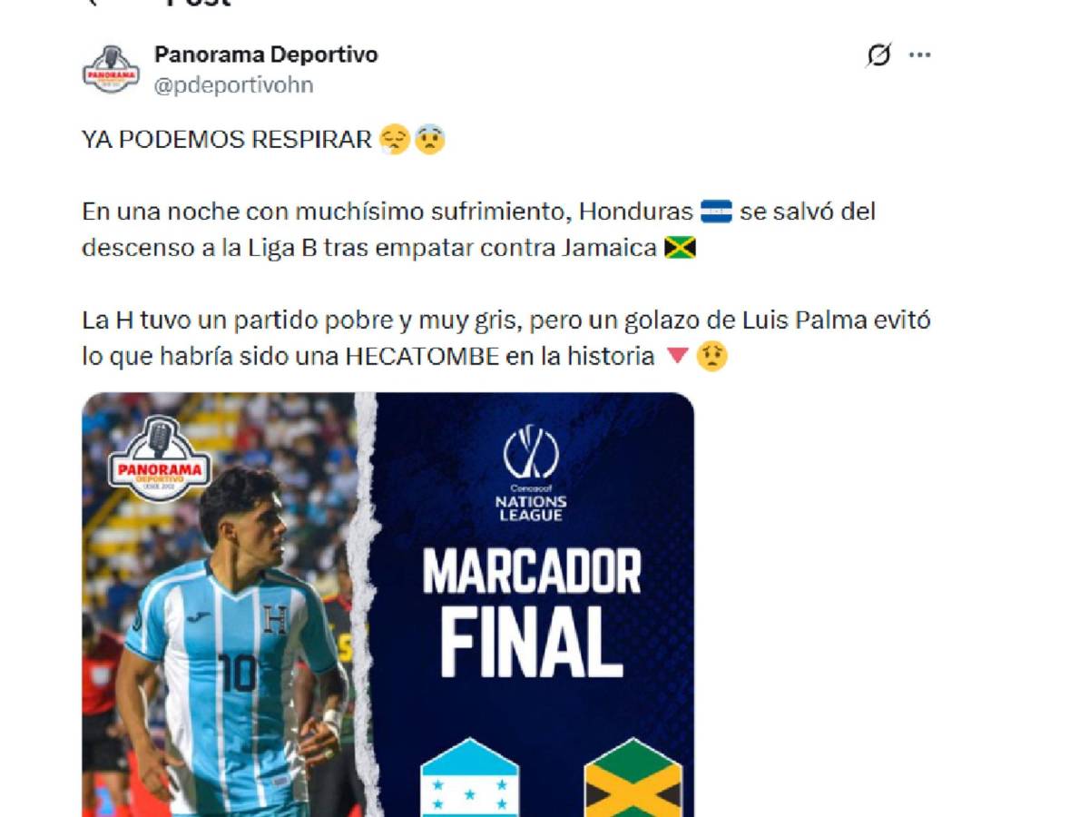 Señalan al culpable y decepción por Honduras: “Aprovecharon regalo del árbitro”