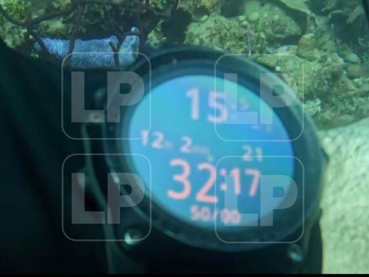 Exclusiva: El avión de Lanhsa bajo el mar tras el accidente en Roatán