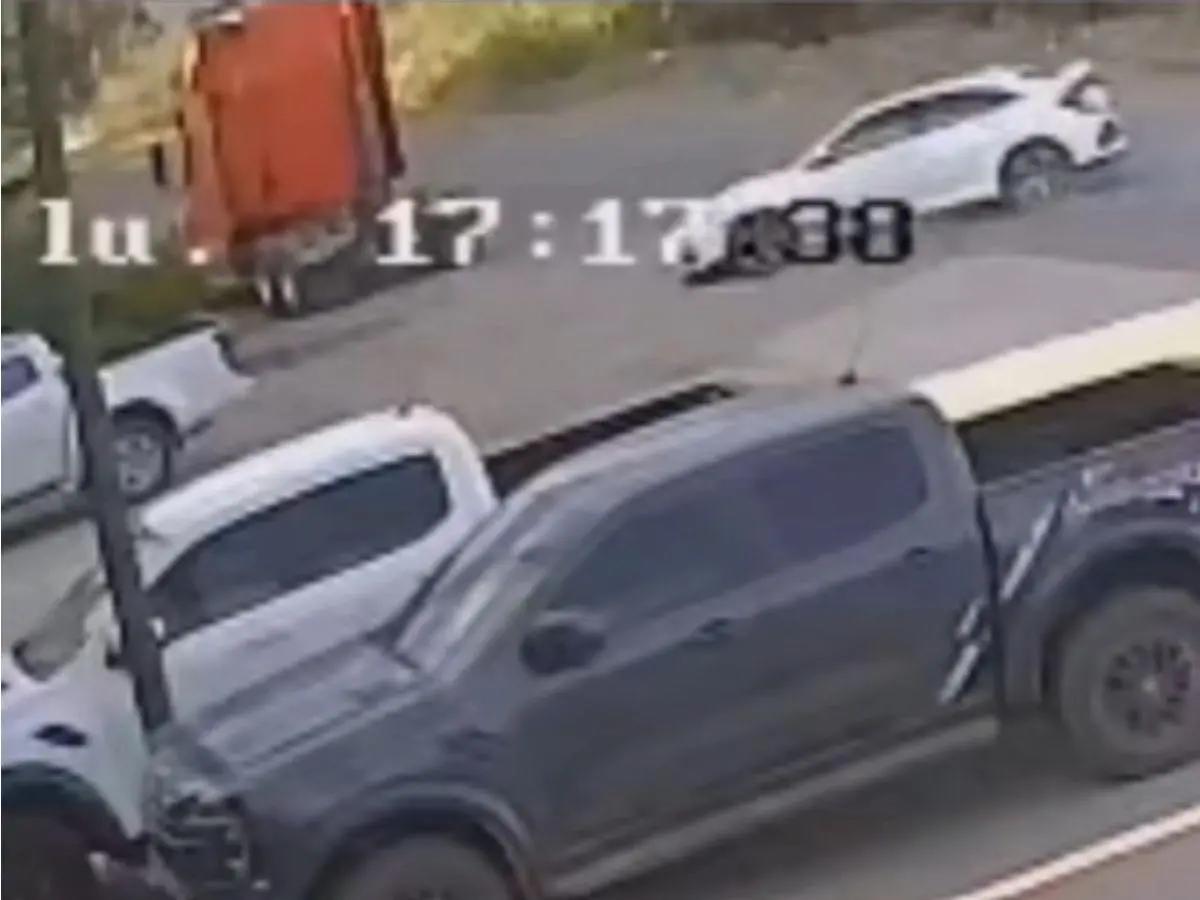 Derrape mortal: jovencita hondureña muere en accidente y queda grabado