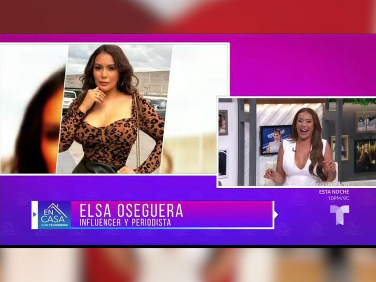 ¿Contratada? Elsa Oseguera sorprende desde Telemundo