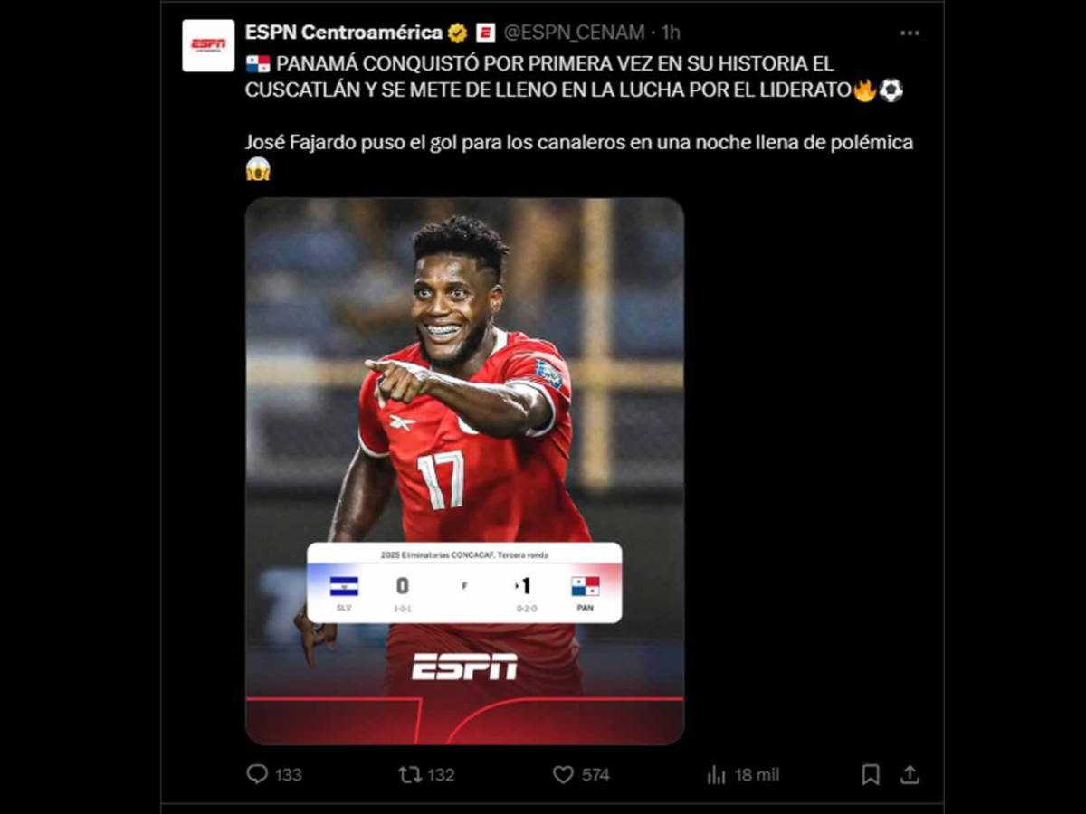 Prensa reacciona a triunfo de Panamá en El Salvador y 'ChepeBomba' se acuerda de Honduras: Robo