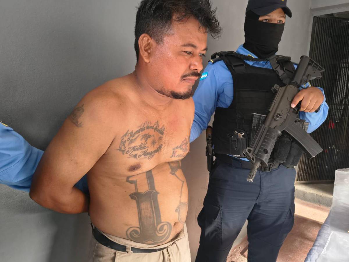 Capturan a Carboni, supuesto soldado de la 18, en San Pedro Sula