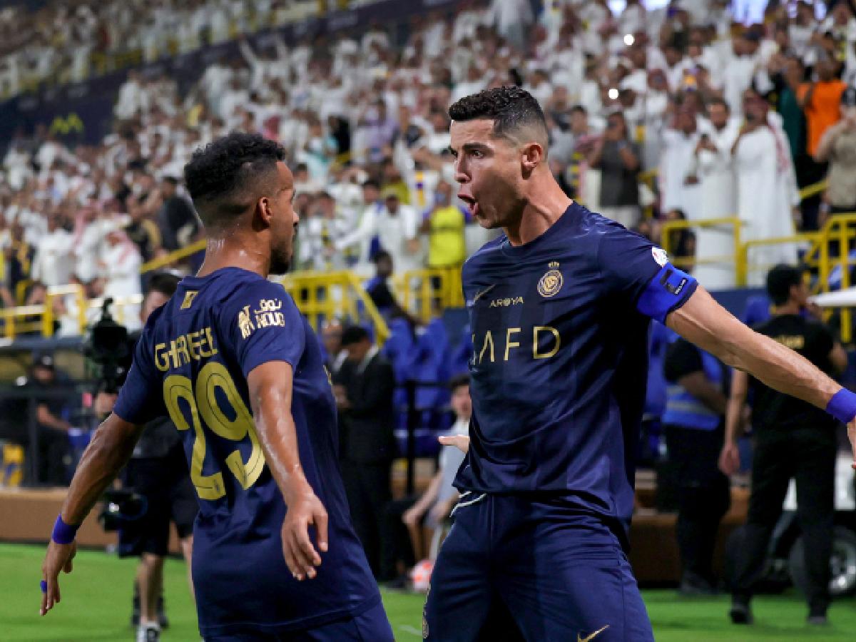 Cristiano sigue en racha: doblete y asistencia en goleada del Al Nassr